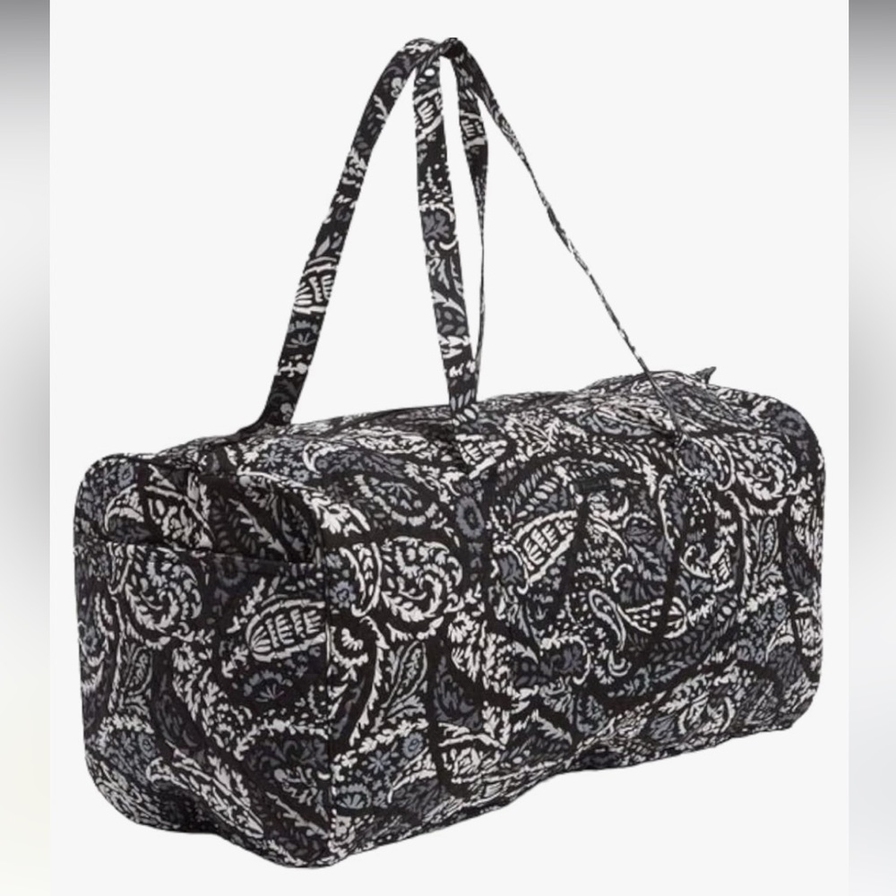 Vera Bradley Paisley Noir Duffel Bag NWT